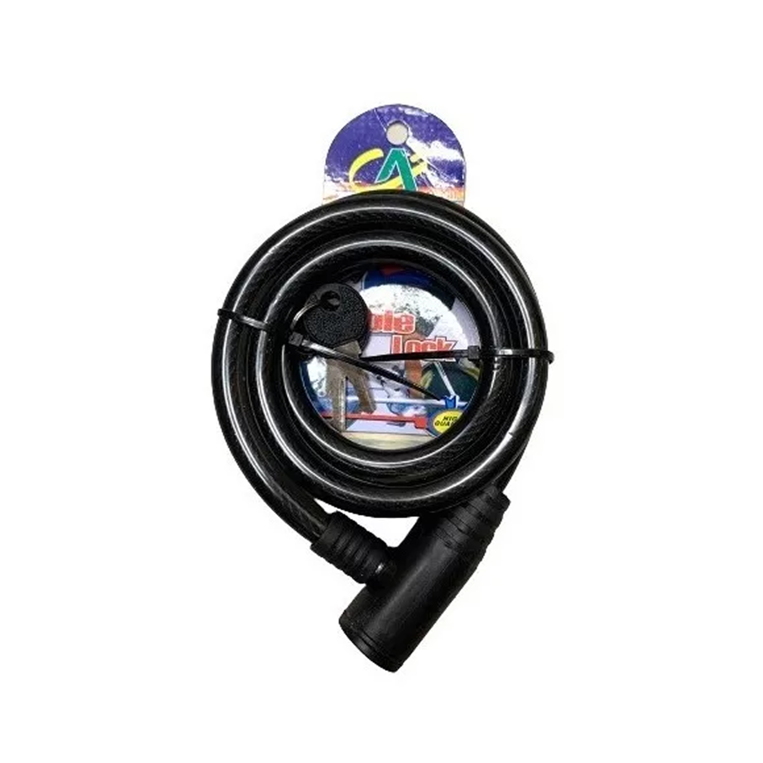 Linga Cadena Para Bici Moto Acero Trenzado 120cm X 12mm