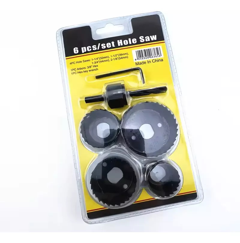 Juego 5 Piezas Mecha Broca Bimetal Madera Metal Plastico