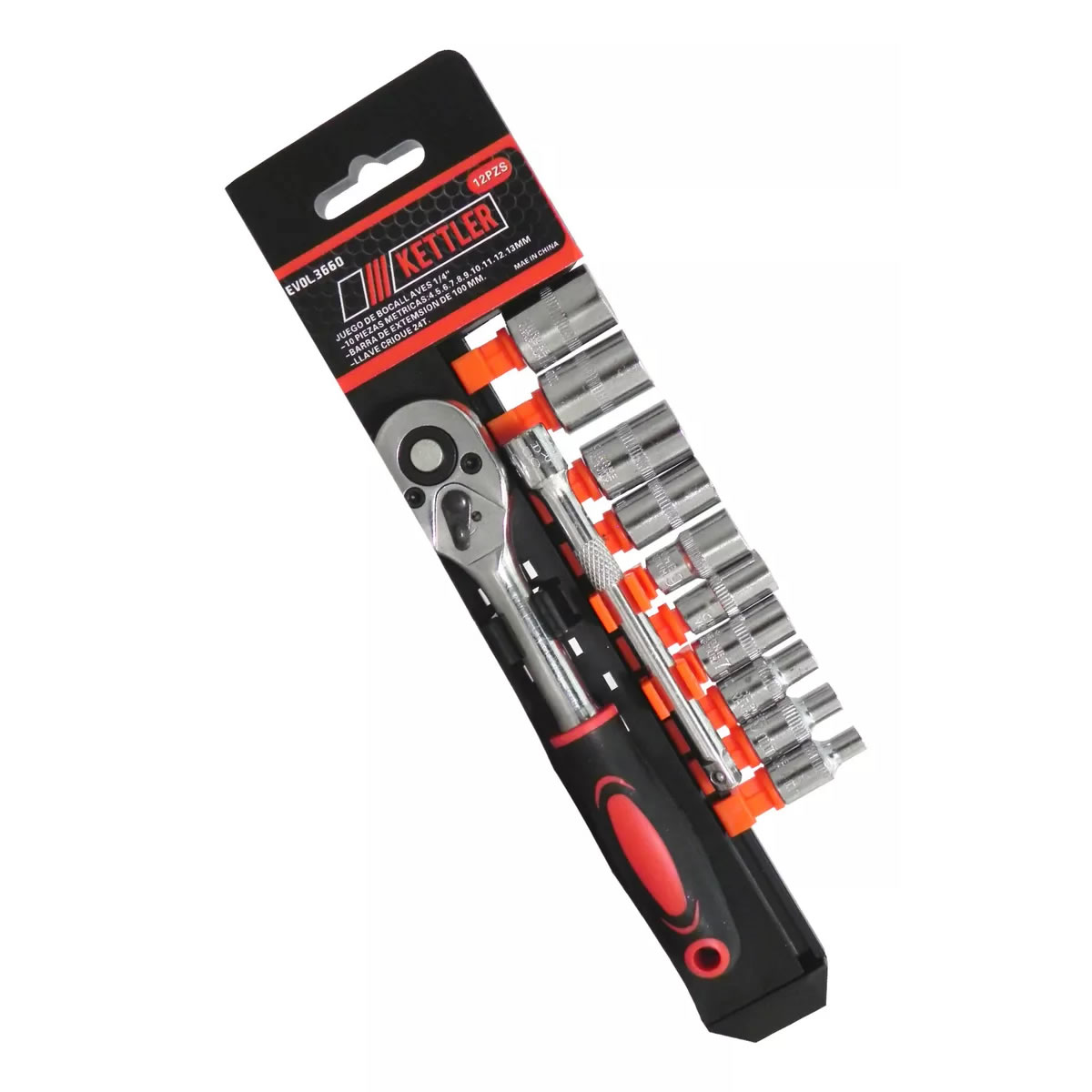 Bocallave Tubos C/llave Crique Encastre 1/4 Kettler 