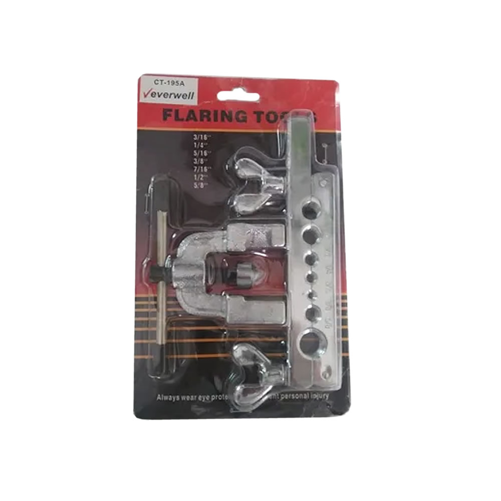 Pestañadora de caño dos piezas