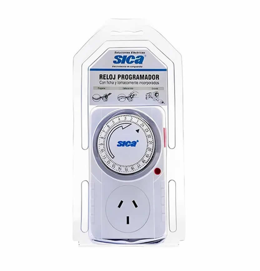 Timer Mecanico Reloj Programable Sica