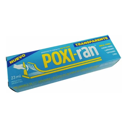Poxiran 23 Grs Transparente Adhesivo De Contacto S/ Tolueno