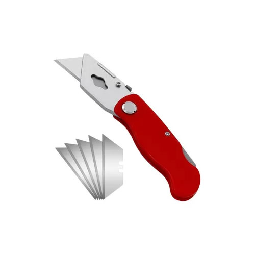 Bisturi Plegable Industrial, 5 En 1 Cortador, Multiusos