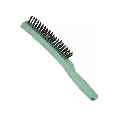 Cepillo Parillero De Acero Para Con Mango