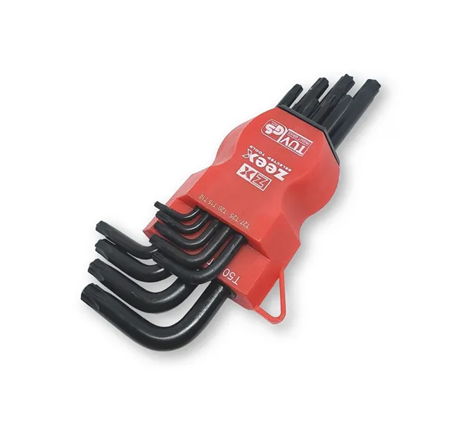 Juego De Llaves Torx Largas Cromo Vanadio 9pz