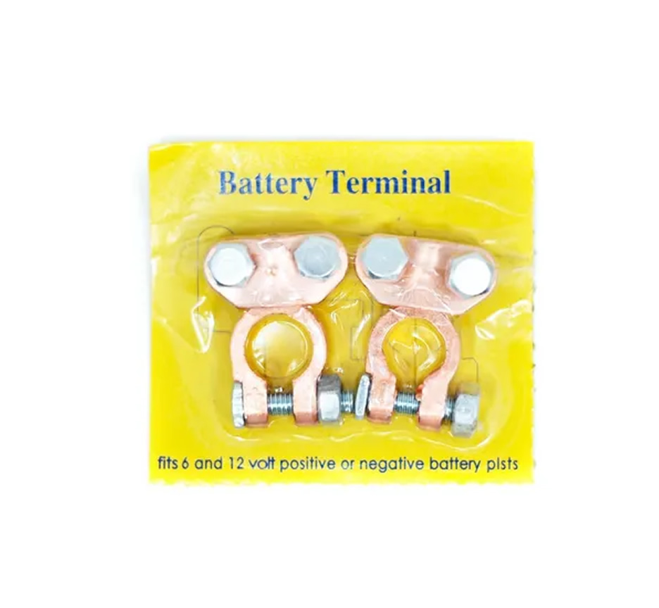 Terminales Bornes Bateria X 2 Universal Auto Embarcacion