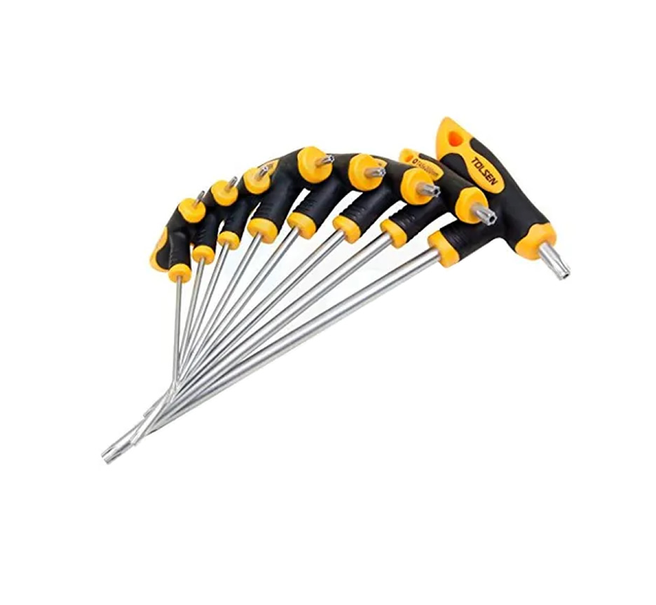 Juego De Llaves Bristol En T Largas 7 Piezas Para Fuerza