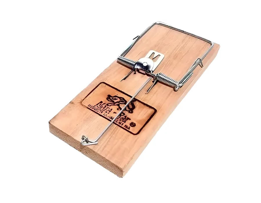 Trampa Trampera Madera Laucha Ratas Ratones Roedores