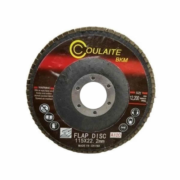 Disco Flap 115 Mm Grano 60-80-120 Madera Oxido Metal 