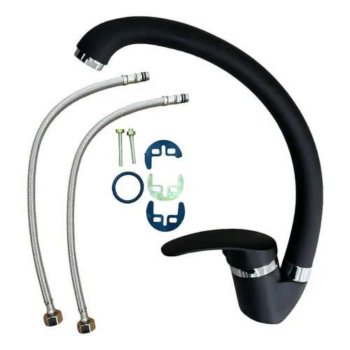 Grifería Cocina Mesada Monocomando pico Cisne