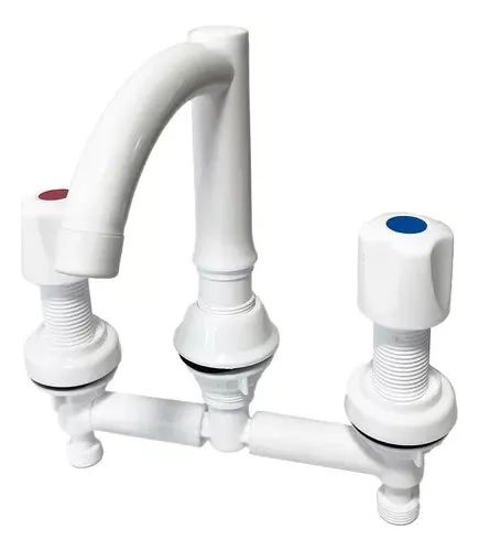 Grifería Canilla Mezcladora Baño Lavatorio Plástica