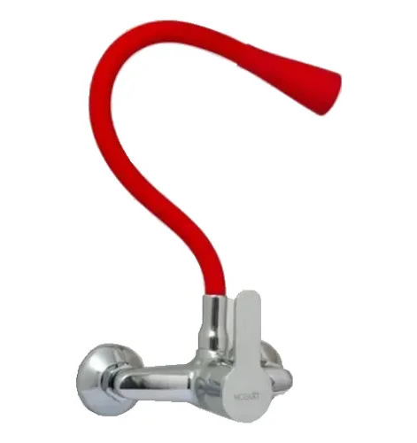 Grifería Canilla Mezcladora monocomando roja