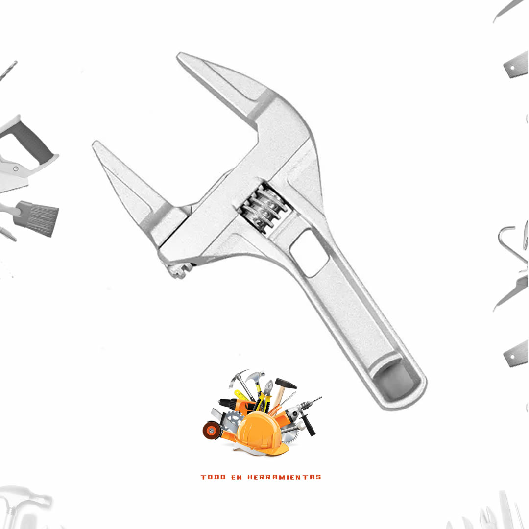 Llave francesa ajustable