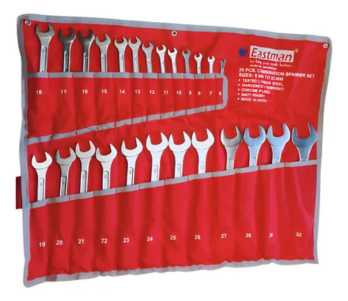 Set 25 llaves combinadas