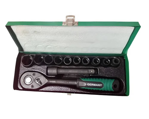 Llave Tubo 12pcs Caja Metal