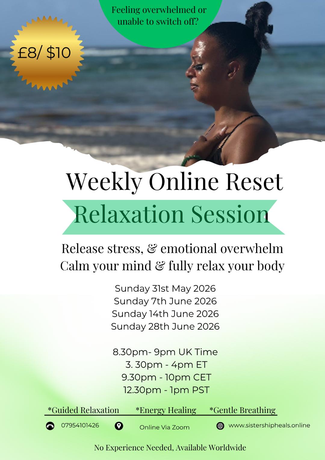 Weekly Online Reset Group