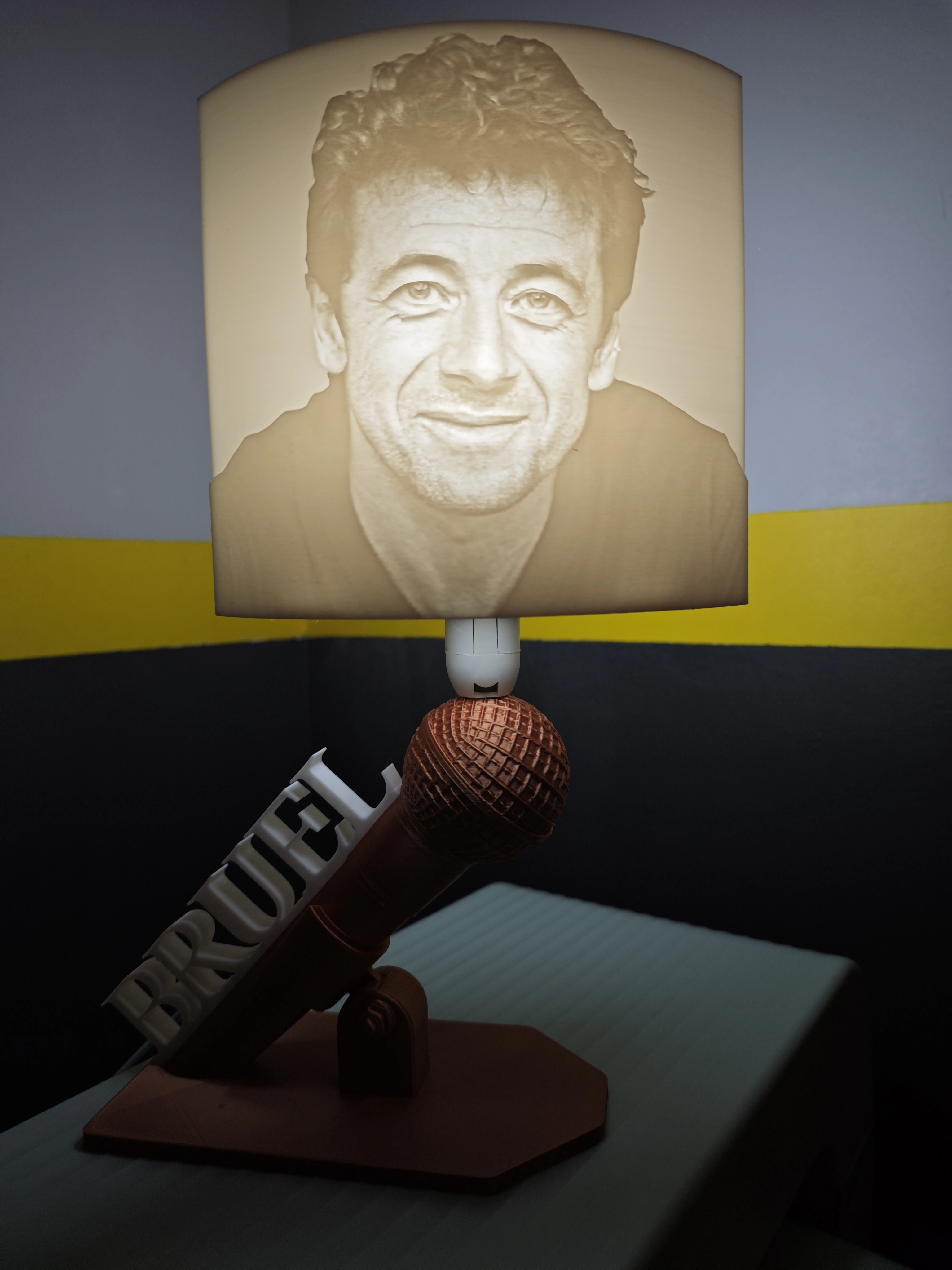Lampe 3D Patrick Bruel