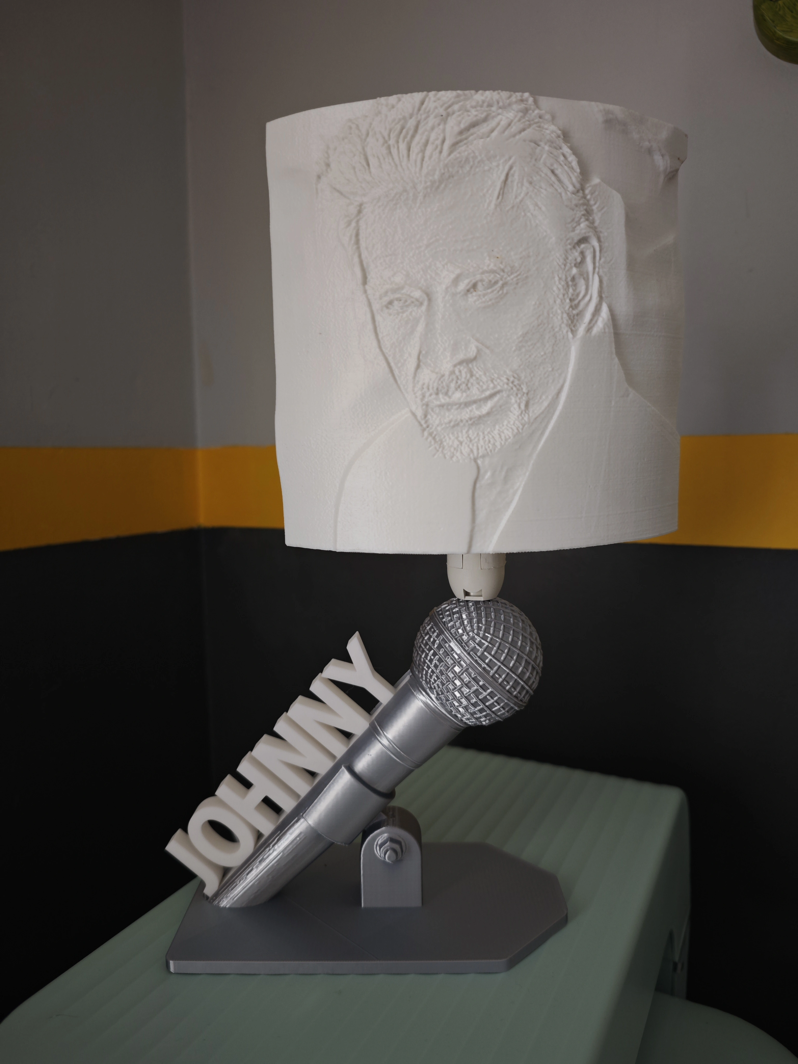 Lampe 3D Johnny Hallyday