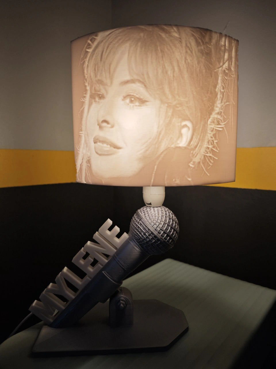Lampe 3D Mylène Farmer
