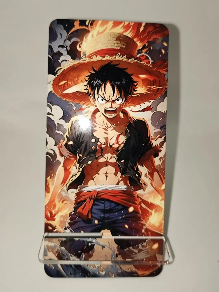 Support Smartphone Luffy veste bleue