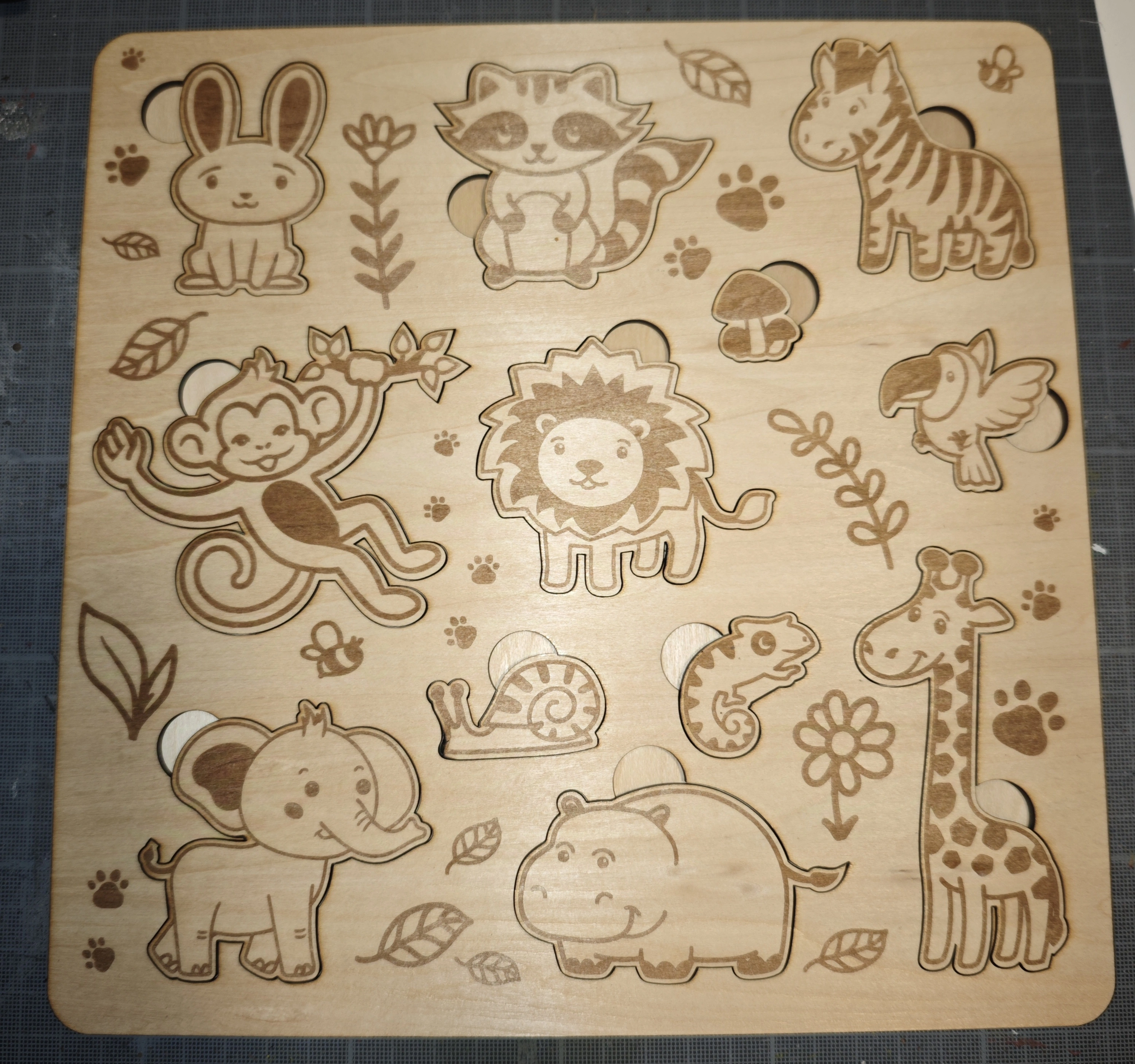 Puzzle animaux