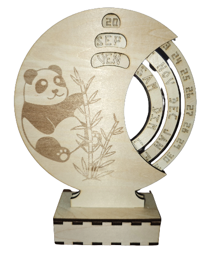 Calendrier Panda