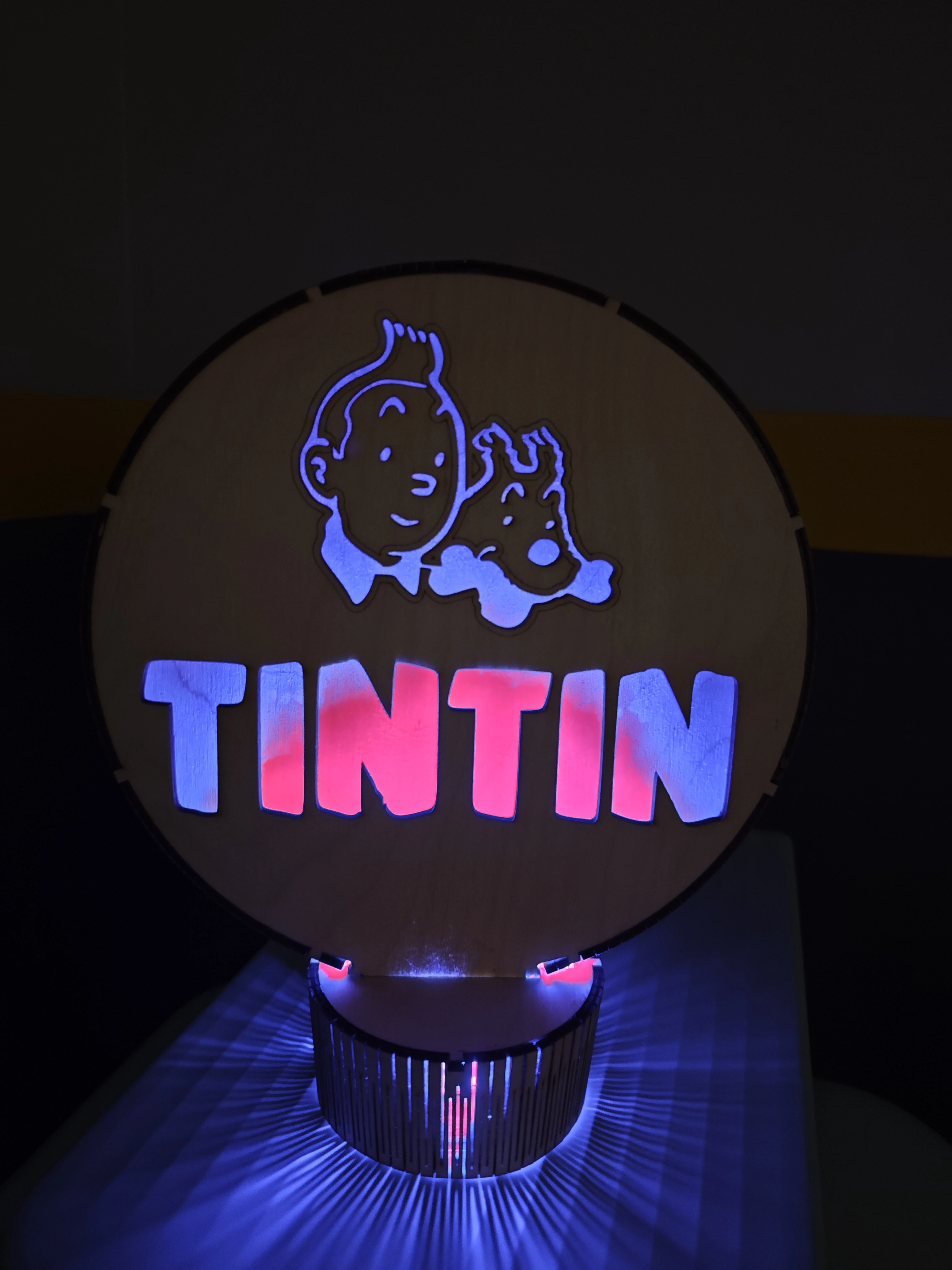 Lampe Tintin