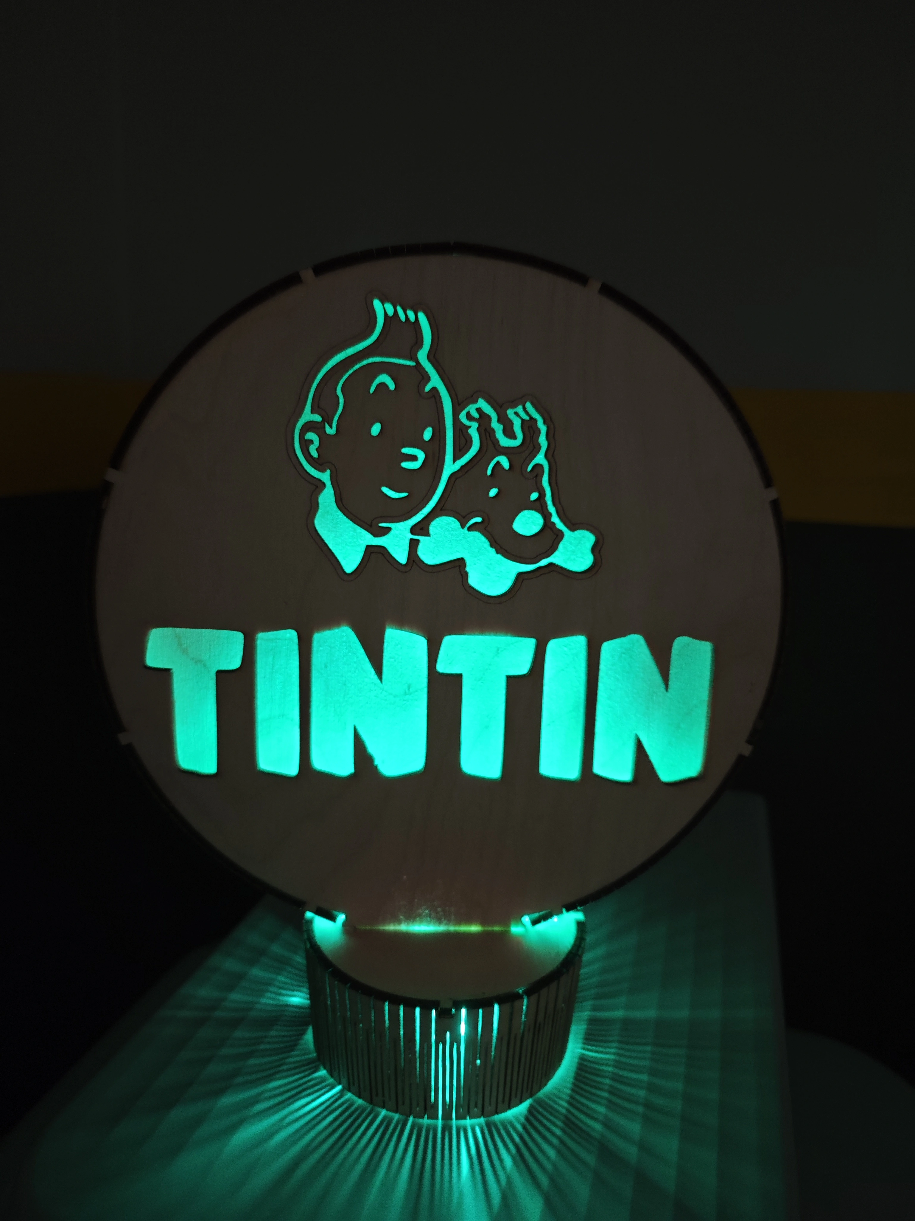 Lampe Tintin