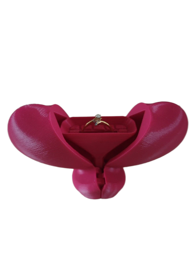 Boite coeur pour bague