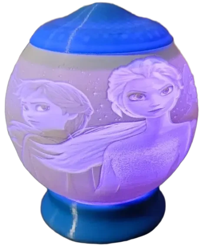 Lampe 3D Elsa