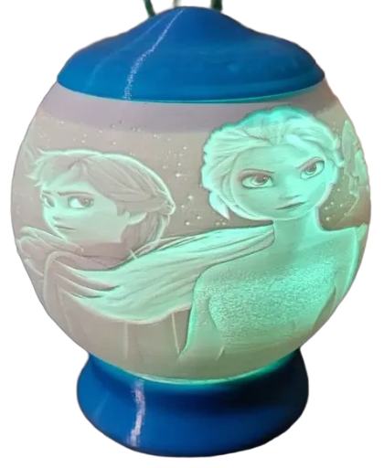 Lampe 3D Elsa