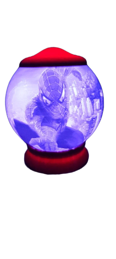 Lampe 3D spiderman