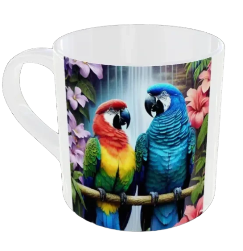 Mug perroquets