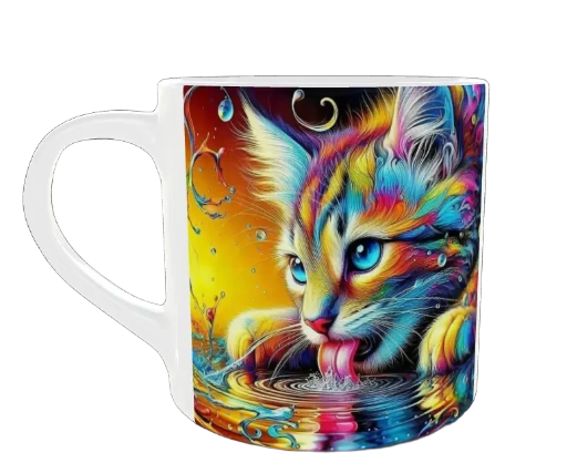 Mug chat couleur