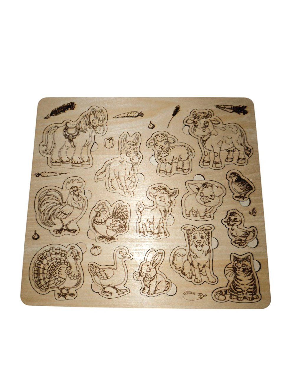 Puzzle animaux de la ferme