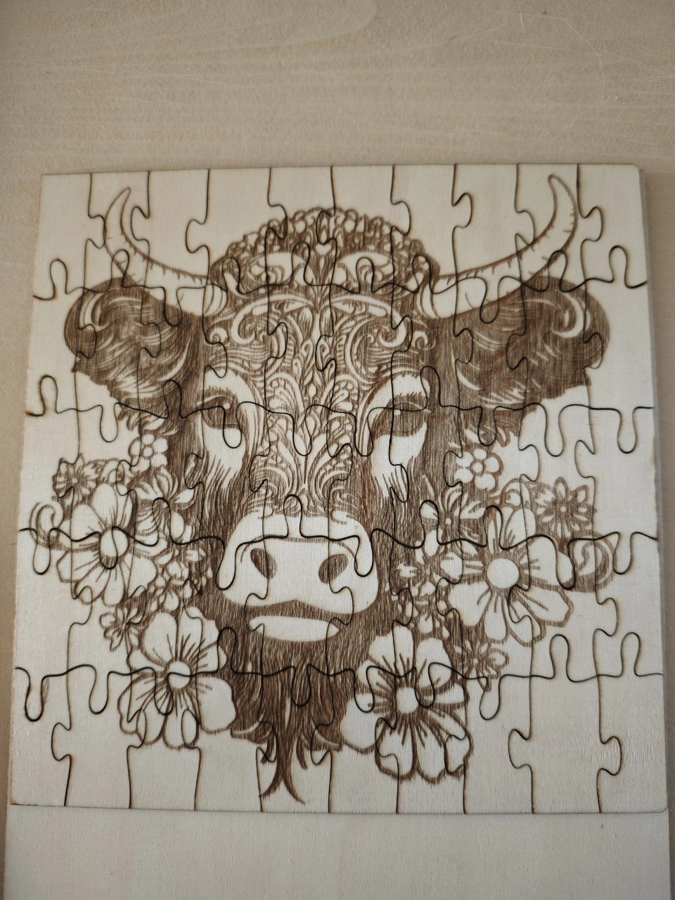 Puzzle vache