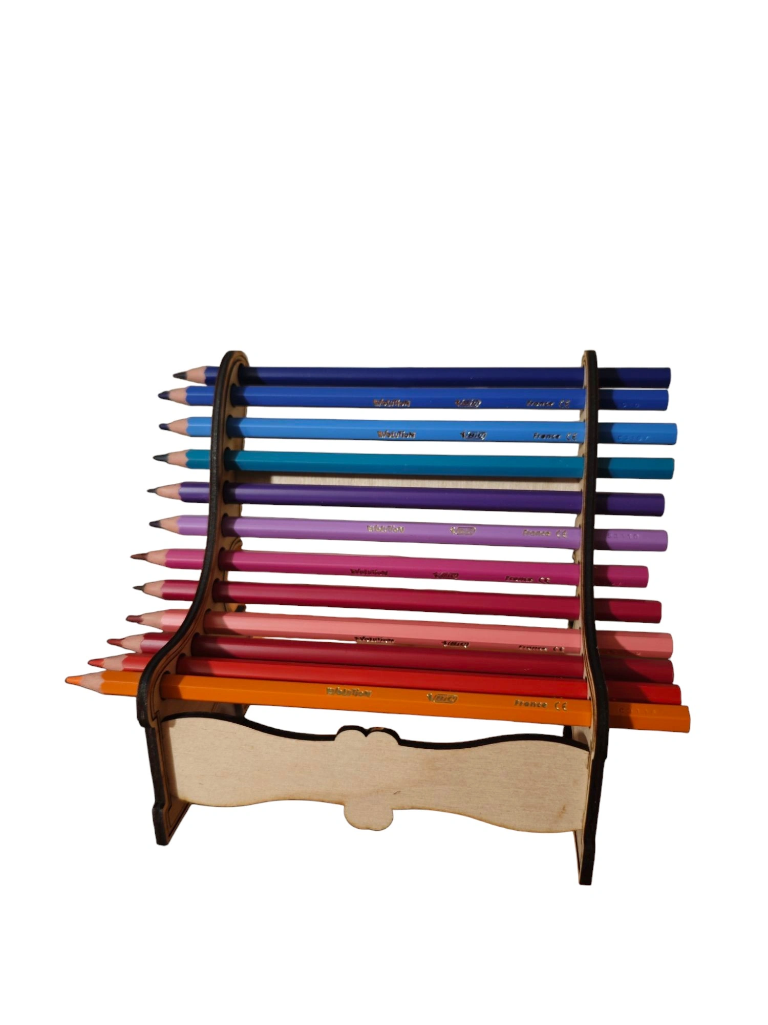 banc crayon de couleur