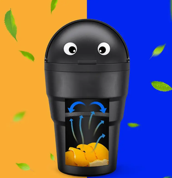 Corbeille de Voiture à Couvercle Pivotant