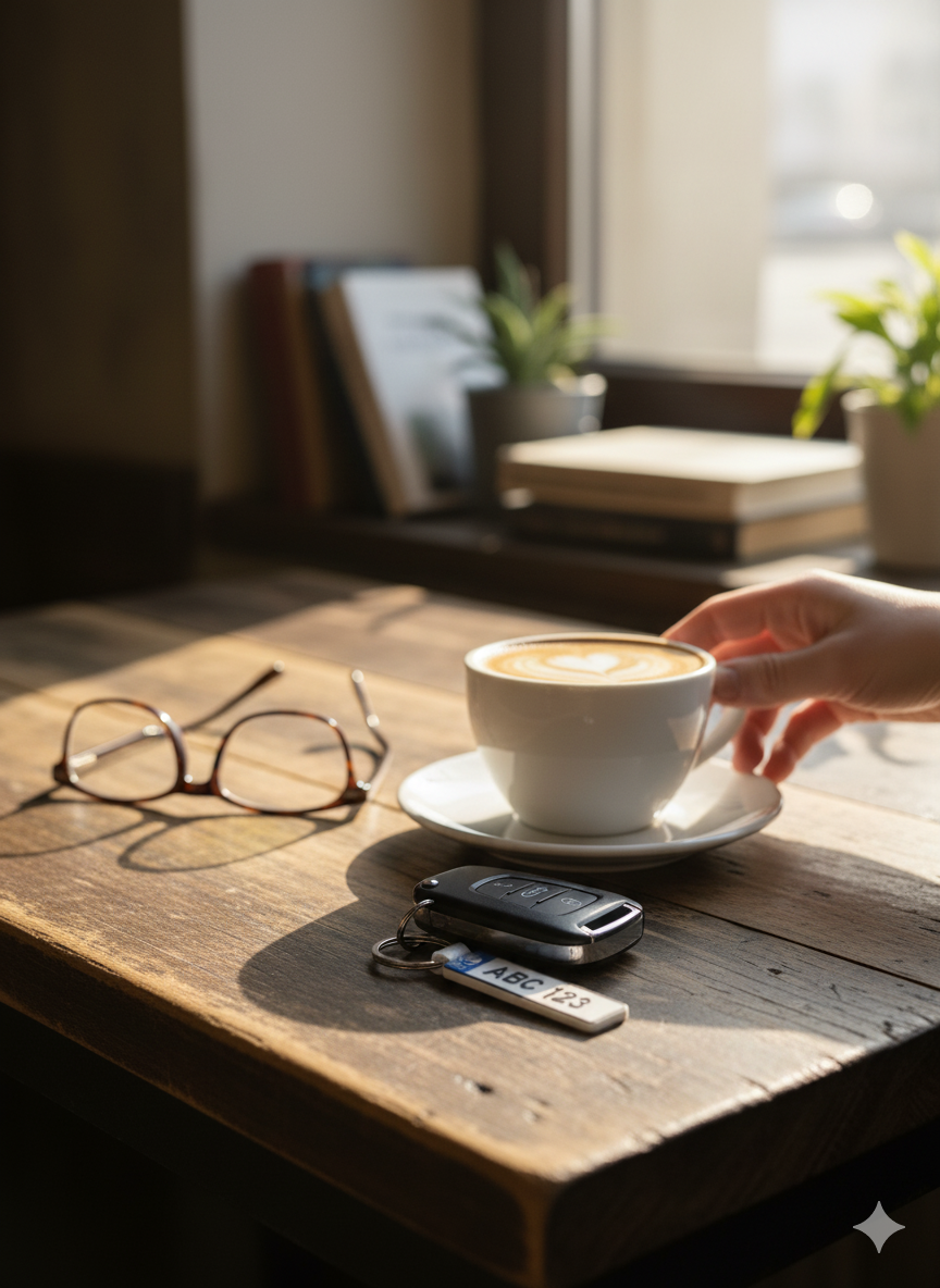 Personalizuotas automobilio numerio raktų pakabukas