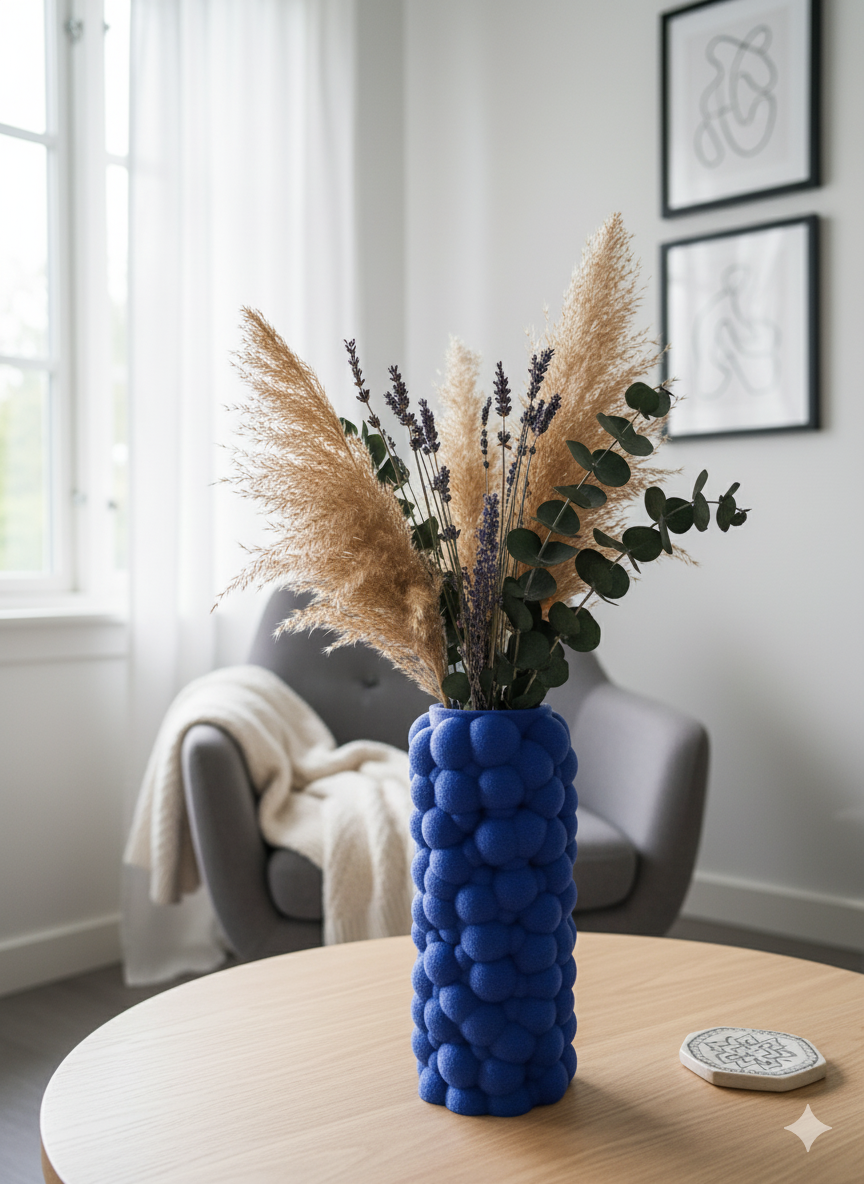 3D spausdintas vazos tipo dekoro gaminys