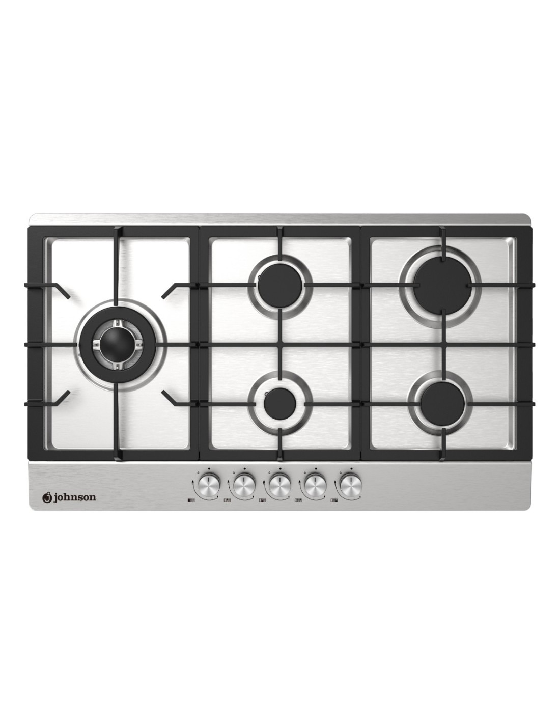 Encimera de gas 90 cm 5 fuegos