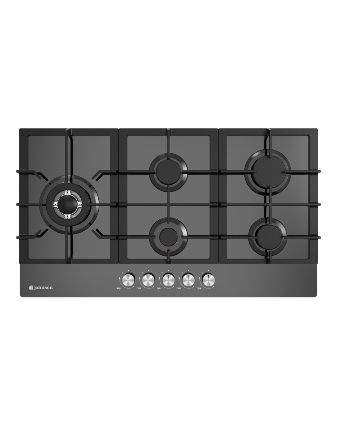 Encimera de gas 90 cm 5 fuegos