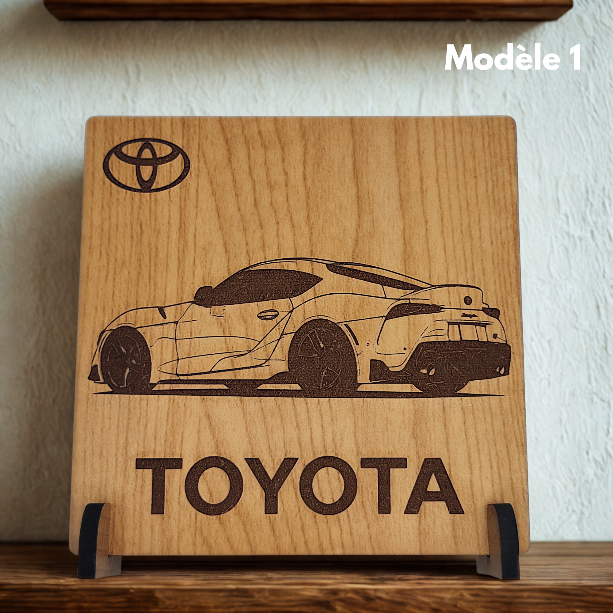 Toyota SUPRA MK5 - Gravure sur bois