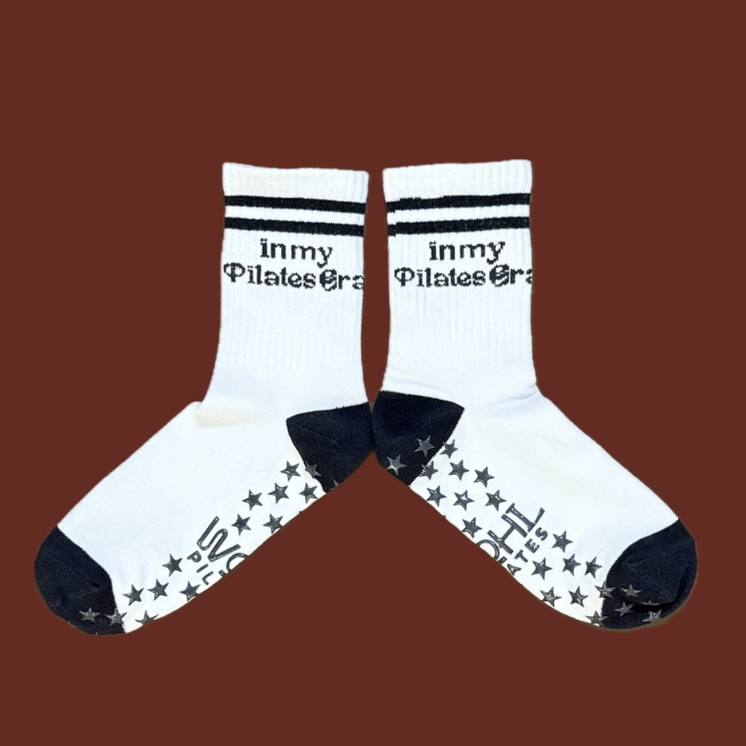 Grip Socks: In my Pilates Era - Black