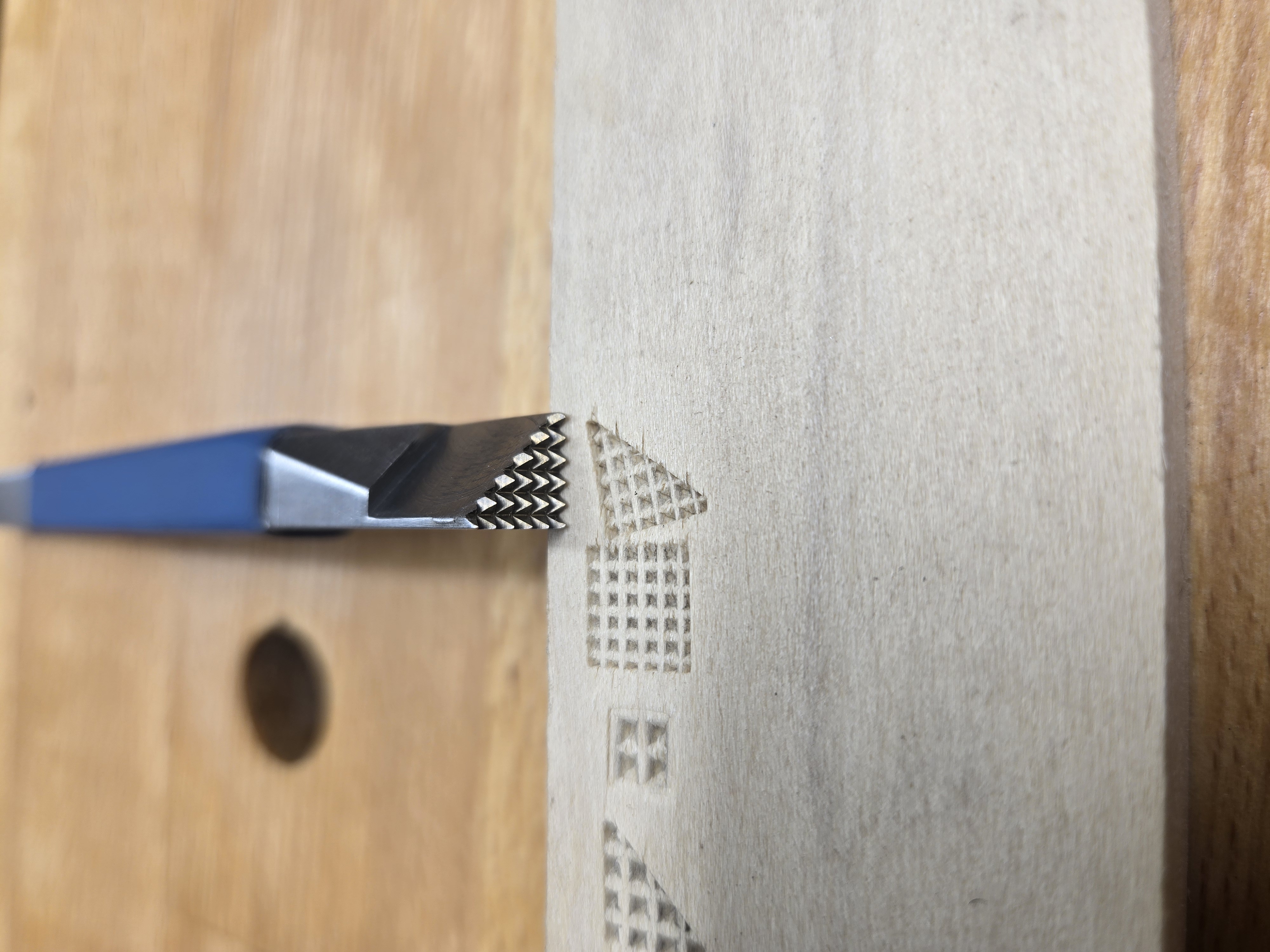 3/8" Fine Triangle Stamp