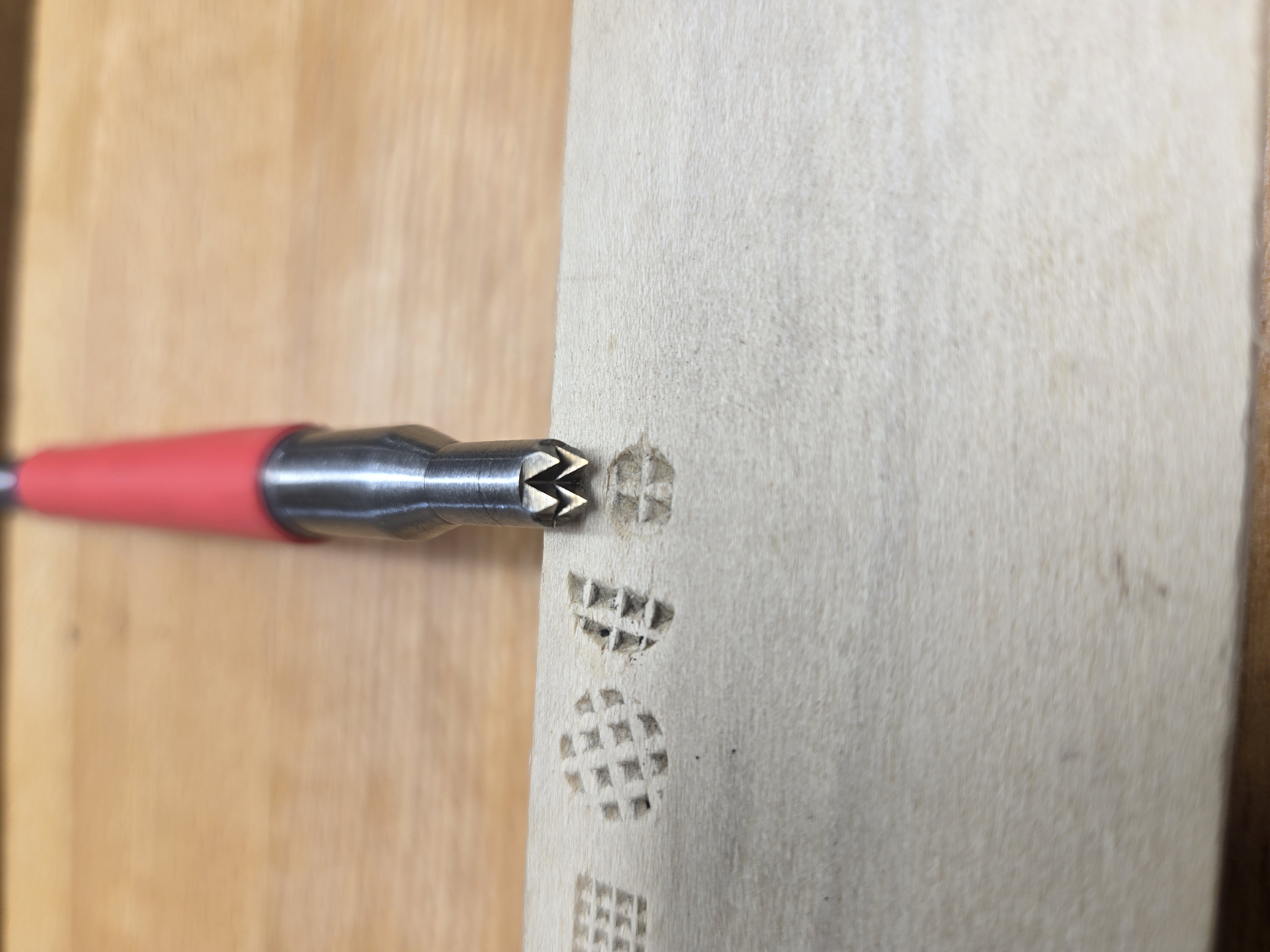 1/4" Coarse Round Stamp