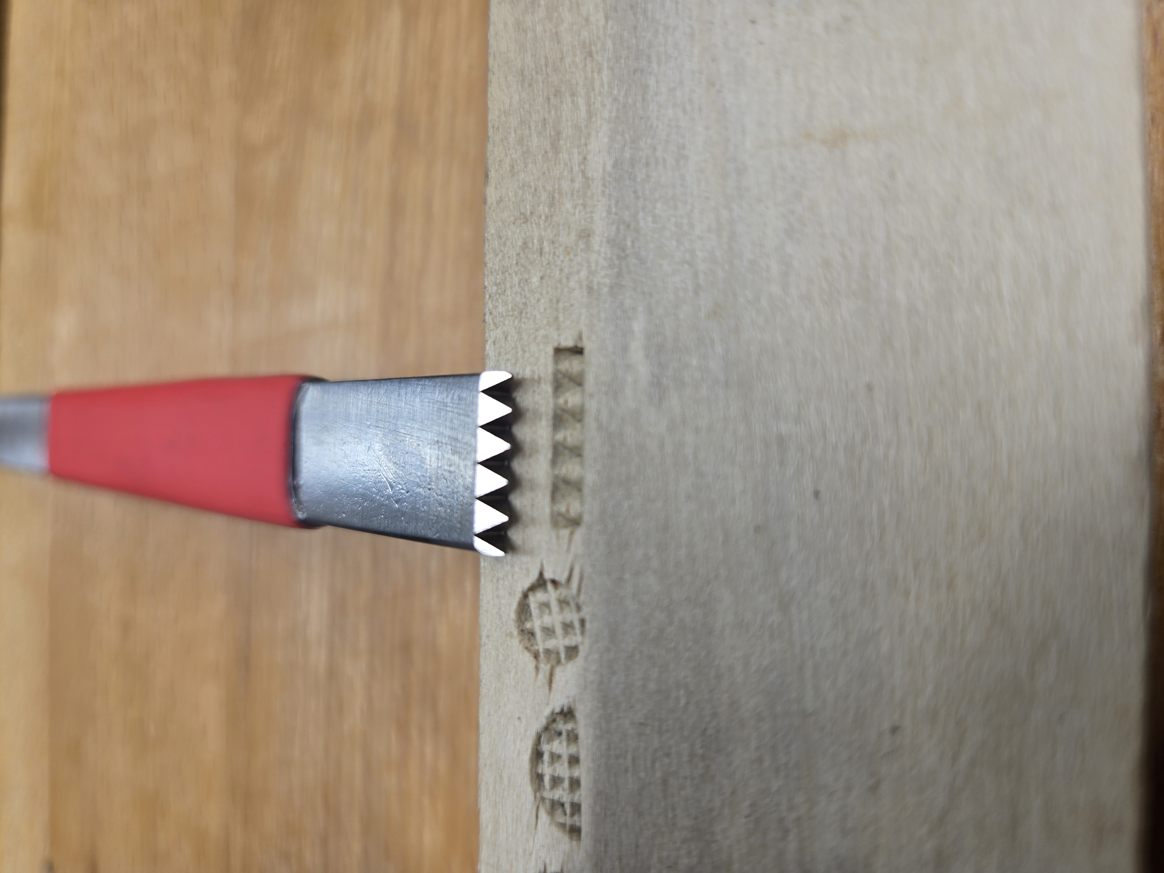 1/2" Coarse Flat Stamp 