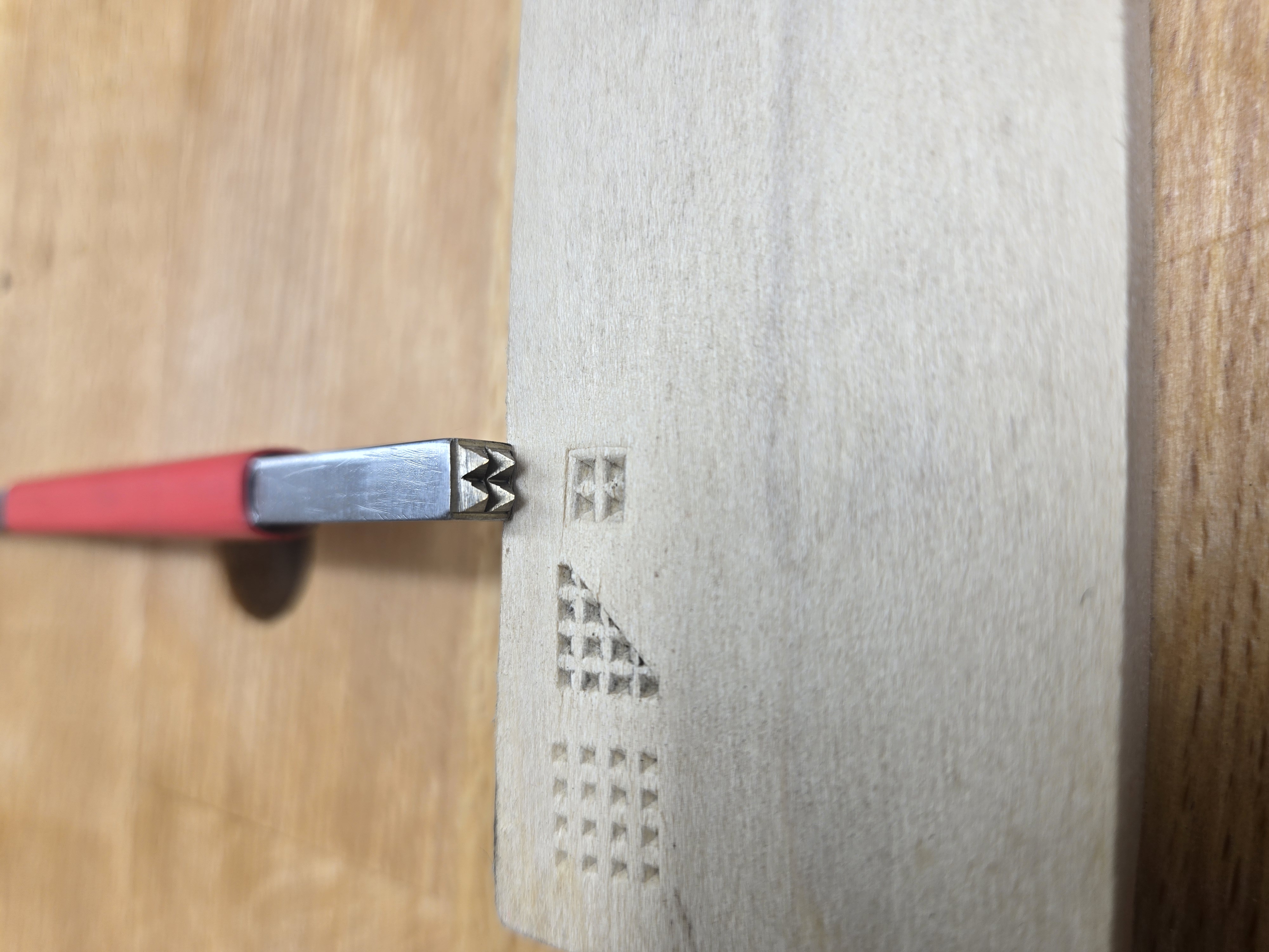 1/4" Coarse Square Stamp