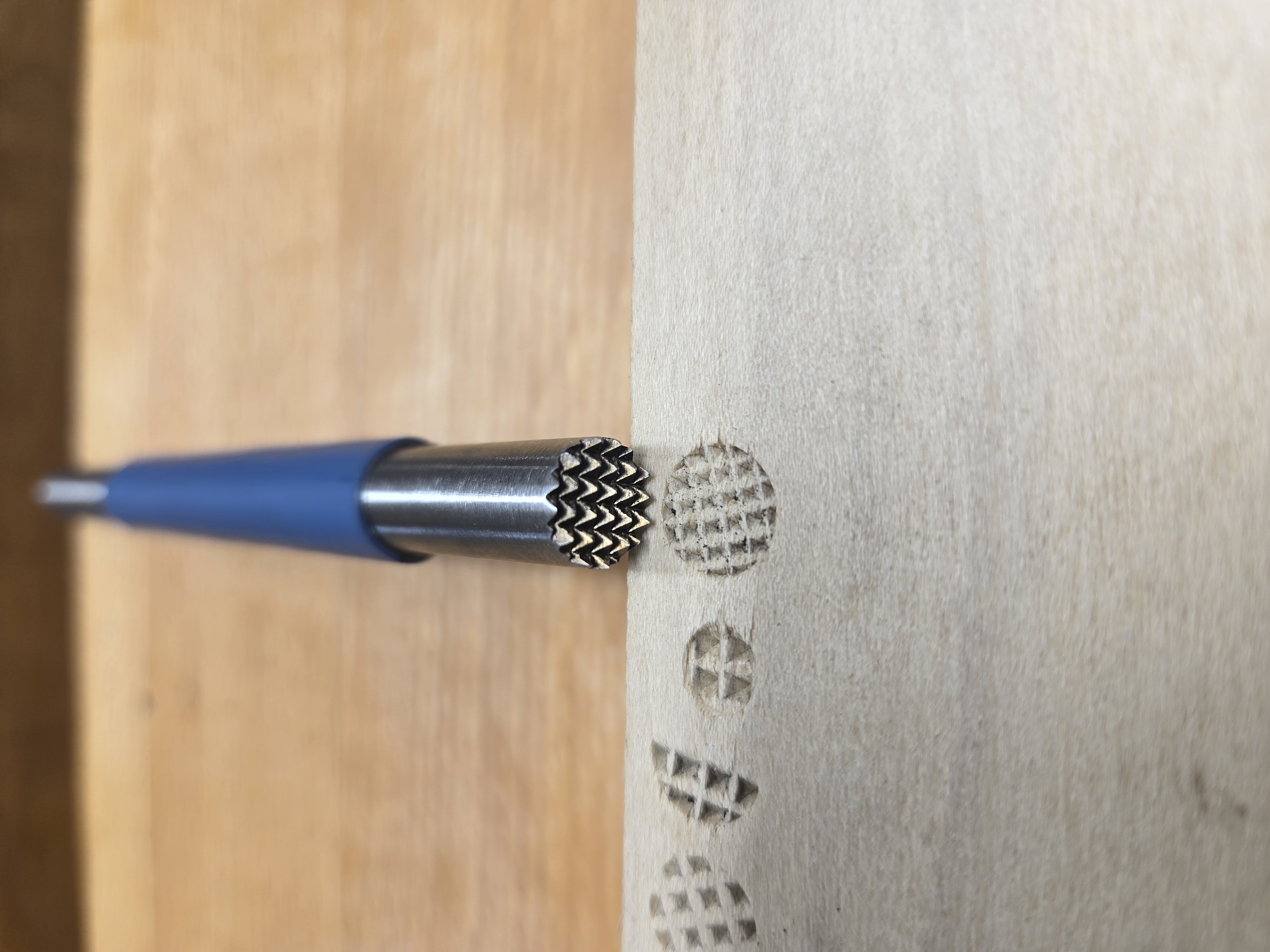 3/8 Fine Round Stamp