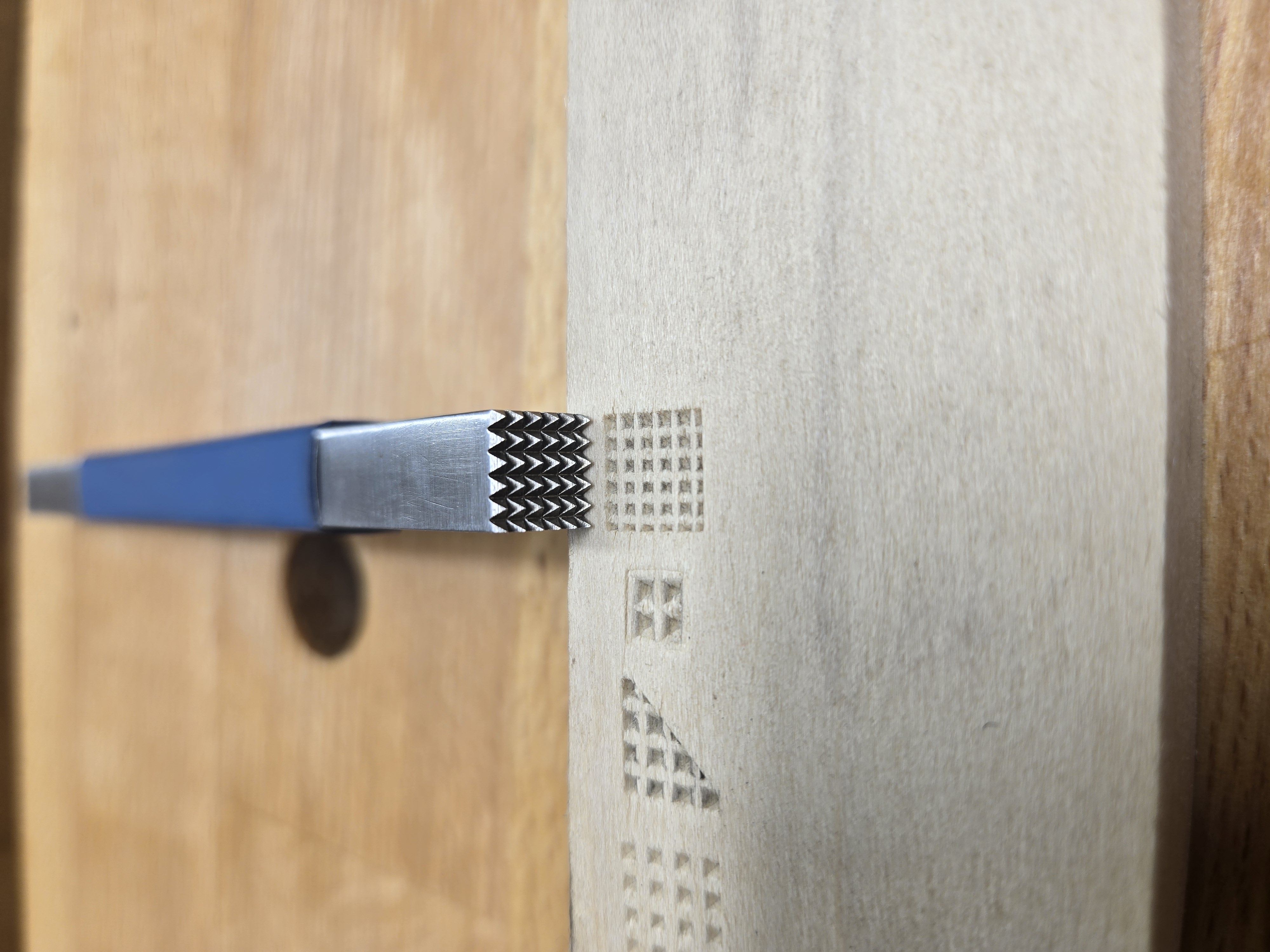 3/8" Fine Square Stamp